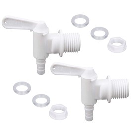 2 Pezzi Rubinetto in plastica per birra secchio plastica tanica con rubinetto tanica acqua serbatoio Distributore di bevande per uso domestico per Secchio di fermentazione per la Produzione di Birra