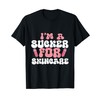 Retro Groovy I'm A Sucker For Skincare Valentine Dermatology T-Shirt