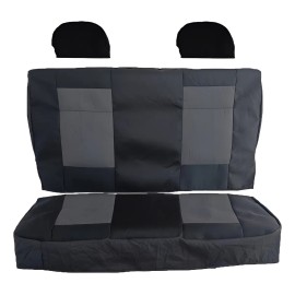Fundas De Asientos Para Chevy Silverado 1992-1998 Tipo Banca Negro