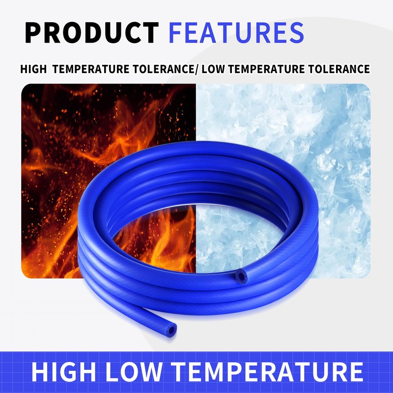 5FT ID 3/8" (10mm) Heater Hose Coolant Silicone hose Radiator