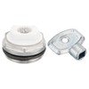 PATIKIL 3/4" BSP Male Thread Manual Radiator Air Vent Plug