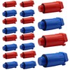 SKIR'CO (Pack of 20) Construction Plugs 1/2 Inch, Red and