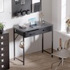 Pamray 32 Inch Small Computer Desk with 2 Drawers for