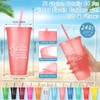 Skylety 48 Set Employee Appreciation Gift Bulk 24oz Plastic Tumbler
