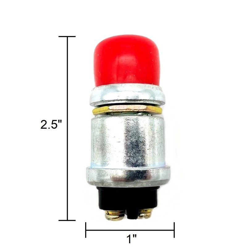 12V 50A Waterproof Switch Push Button Cars Boat Track Horn