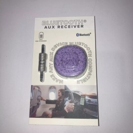 vivitar Bluetooth Aux Receiver (Make Any Aux Device Bluetooth Compatible) Purple