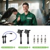 Set of 2 Ignition Coils Pack GN10301 FP85-18-100C-9U UF407 &
