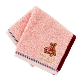 PAUL&JOE ACCESSOIRES 000483-0005-01 Towel Handkerchief Teddy Bear ~Eco Collection~ Unisex (Pink)