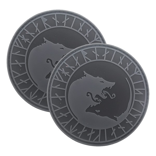 2 PCS AliPlus Viking Patches Viking Wolf Patch Odin Wolf