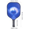 Lightweight Pickleball Paddle Racket Textured Fiberglass Surface PP Core Comfortable