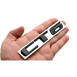 1x CT6 Letter Emblem Nameplate Sport Replacement for CT6 Rear Trunk Decklid Tailgate Letter Badge (Glossy Black)
