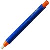 Groove Retractable Click Pencil Eraser, Orange Body, Pack of 1,