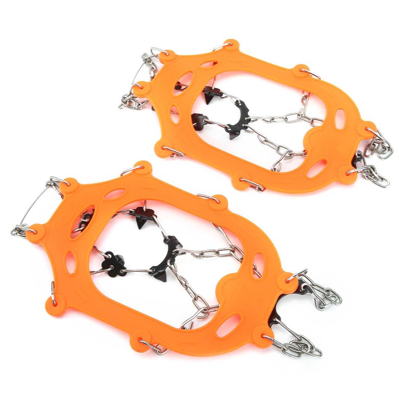 1 Pair 8 Teeth Crampons AntiSlip Traction Ice Cleats Snow