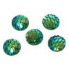 Unbranded 10 pcs. Green Iriscedent Mermaid Fish Scales Dragon Cameo