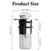 Pack of 2 Stainless Steel Floor Drain Strainer, Stainless Steel