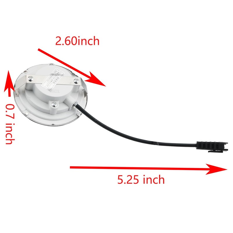 YHXiXi 2pcs 12V DC 1.5W Hood Light with SM Socket