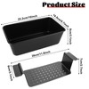 GBACHOOSE 4 Pack Meatloaf Pan with Drain Tray 9 x