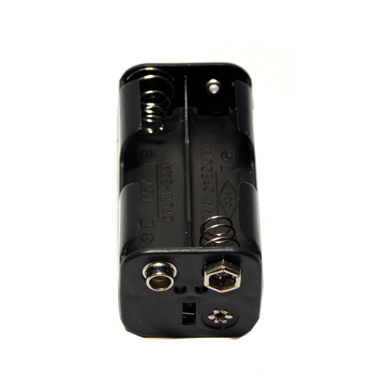 LAMPVPATH 3 Pcs 4 x 1.5V (6V) AA Battery Holder