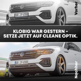 KLETTMAX® Magnetic Number Plate Holder: Frameless, Weatherproof Holder for Aluminium, Change & 3D Number Plates, Invisible Design, Universal Car Accessories, for 2 Number Plates