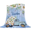 Spring Summer Large Throw Blanket Farmhouse Daisy Truck Throw Blanket