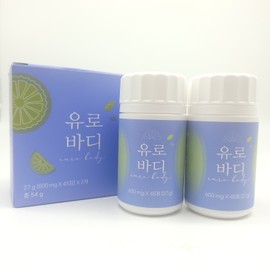 Eurobody Bergamot Artichoke 600mg x 45 tablets, 2 bottles, 90 tablets in total / 유로바디 정 베르가못 아티초600mg x 45정 2통 총90정