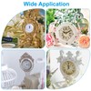 PATIKIL 3.5" 90mm Quartz Clock Insert, 2 Pcs Round Quartz