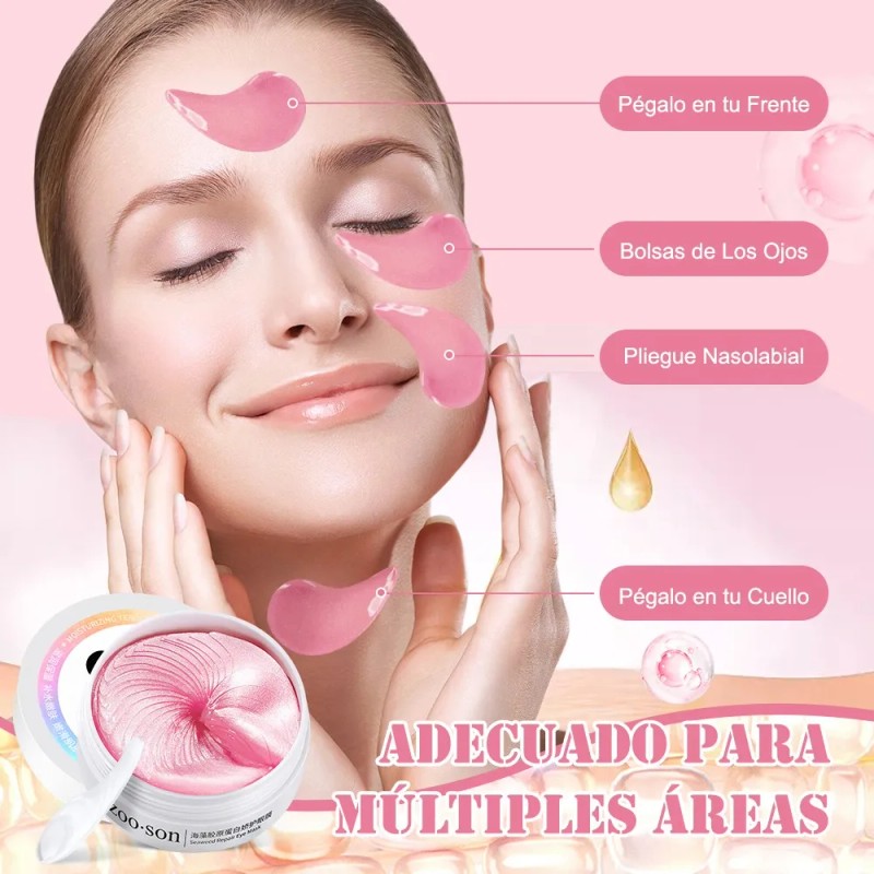 Parches Hydrogel Para Ojos Colágeno Anti Ojera Hidratante