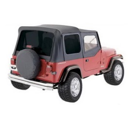 Rampage 773215 Universal Black Denim 30-32 Inch Large Spare Tire Cover