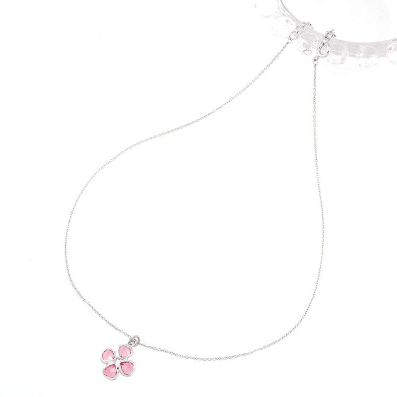 Jewelry Shop M m3067 Clear Clover Pendant
