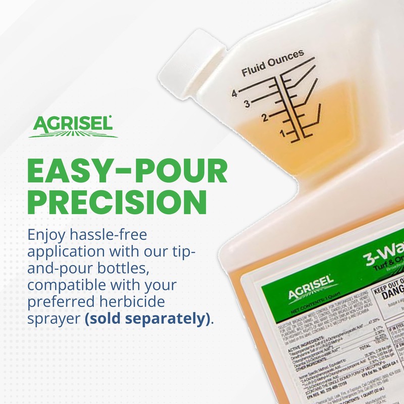 Agrisel 3 Way Max Weed Killer, Eliminate 50+ Weeds, Safe