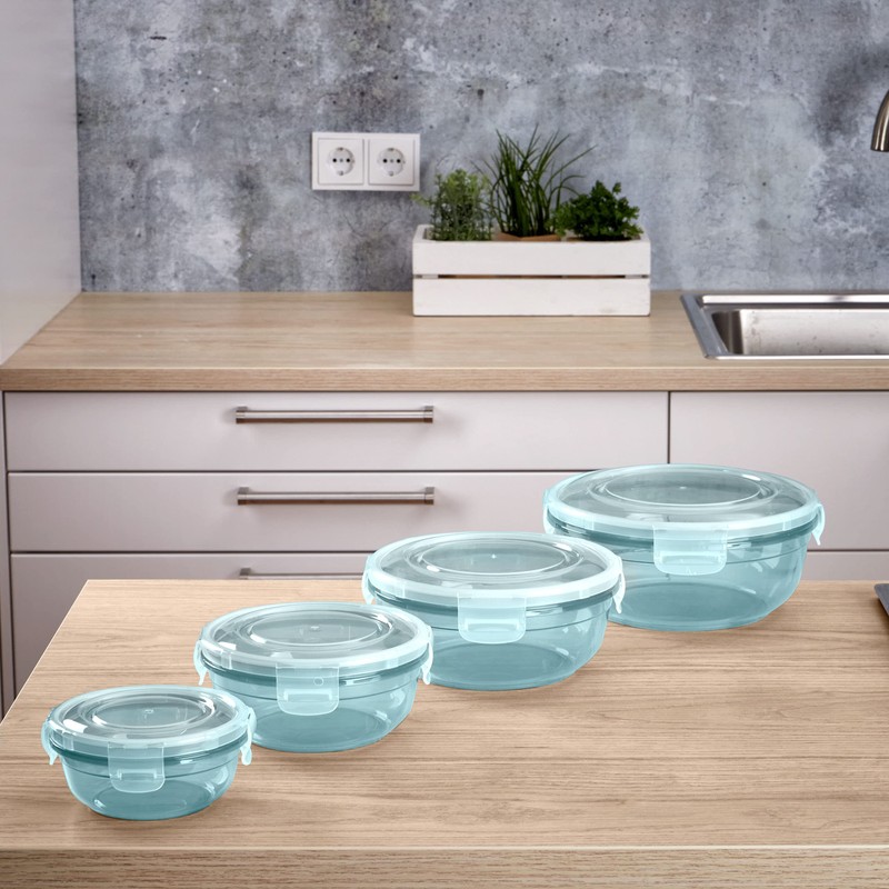 Grizzly Set of 4 Food Storage Containers (0.4 L, 0.8
