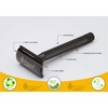 Pristine shaving double edge safety razor for men BLACK PLATING