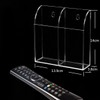 MyJell Acrylic TV Remote Control Holder Wall Mount Storage Box