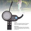 Electric Scooter Display Panel Waterproof 6 Pin Male Connector Electric