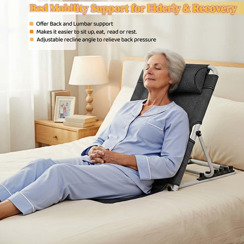Jarler Bed Backrest Adjustable Chair - Lifting Folding Bed Back