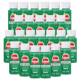 Apple Barrel Acrylic Paint in Assorted Colors (2 oz), 21479EB, New Shamrock (Pack of 24)
