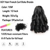 XGY Hair Short French Curl Boho Braiding Hair 10 Inch