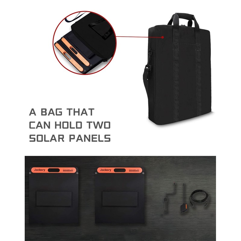 Global Storage Padded Utility Solar Panel Bag,for Jackery 100 watt