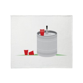 CafePress Beer Barrel Throw Blanket Super Soft Fleece Plush Throw Blanket, 60"x50"