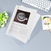 30 Packs Plastic Folders Clear Plastic Wallets A4 Plastic Sleeves,