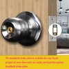8 PCS 1" X 2-1/4" Deadbolt Strike Plate, Stainless Steel