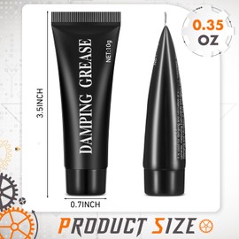 Threlaco 2 Pack 10g Tube Synthetic Damping Grease Lubricant for Washing Machine Suspension Rods Dampening Grease for Rubber O Rings Bearings