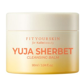 Fit Your Skin Yuzu Sherbet Cleansing Balm Blackhead Nose Sebum Removal, 1 piece, 90g / 핏유어스킨 유자 셔벗 클렌징 밤 블랙헤드 코피지제거, 1개, 90g
