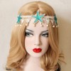Lurrose Starfish Pearl Headband Lace Headband Elastic Headband for Girls