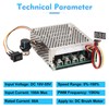PWM 3500W Max DC Motor Speed Controller, DC 10V-55V &