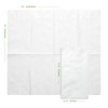 Comfy Package, Paper Dinner Napkins - Disposable 2-Ply White Party
