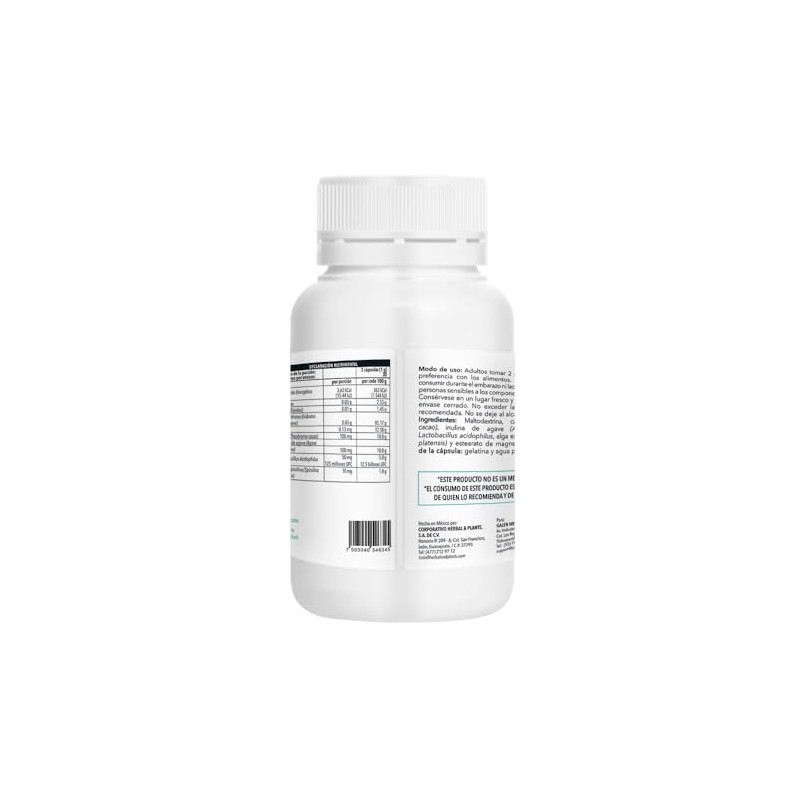 Probióticos Duo Pack, Suplemento Alimenticio, Cápsulas de 500 mg, 60