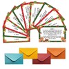 wenhihsiy Christmas Scavenger Hunt Games, Xmas Treasure Hunt Clues Cards,
