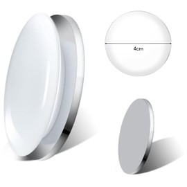 Shower Curtain Weights, 12 Pairs of Tablecloth Weights, Curtain Weight, Outdoor, Shower Curtain Magnet for Shower, Window, Curtain, Tablecloths (White, Round)