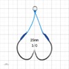 Gamakatsu 42-989 Assist Hook, Sakuramasu, 0.1 - 1.0 inches (3/0